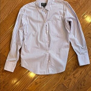 J. Crew women’s purple Striped Shirt